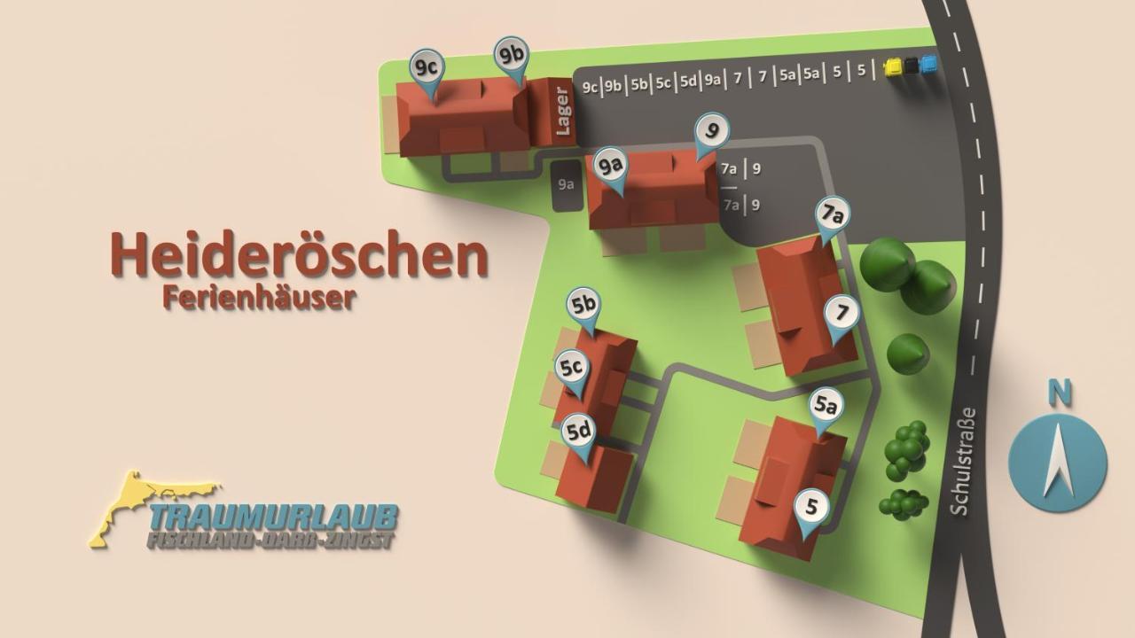 Vila Heideroeschen Park Heideroeschen 5C Zingst Exteriér fotografie